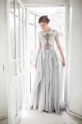 Gorgeous Inexpensive Lace Tulle Wedding Dress Boho Bridal Dresses